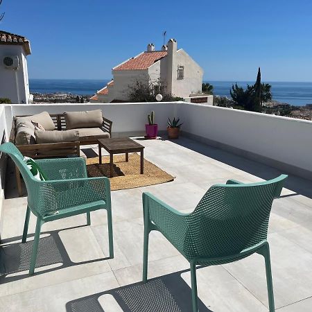 A Terrace With Sea View, 2 Bedrooms Apartment In Benalmádena Eksteriør bilde