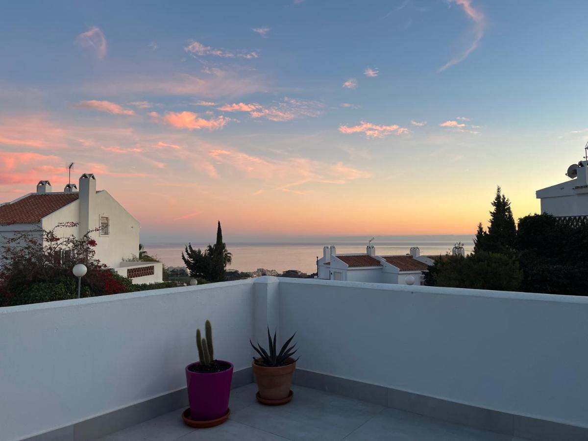 A Terrace With Sea View, 2 Bedrooms Apartment In Benalmádena Eksteriør bilde