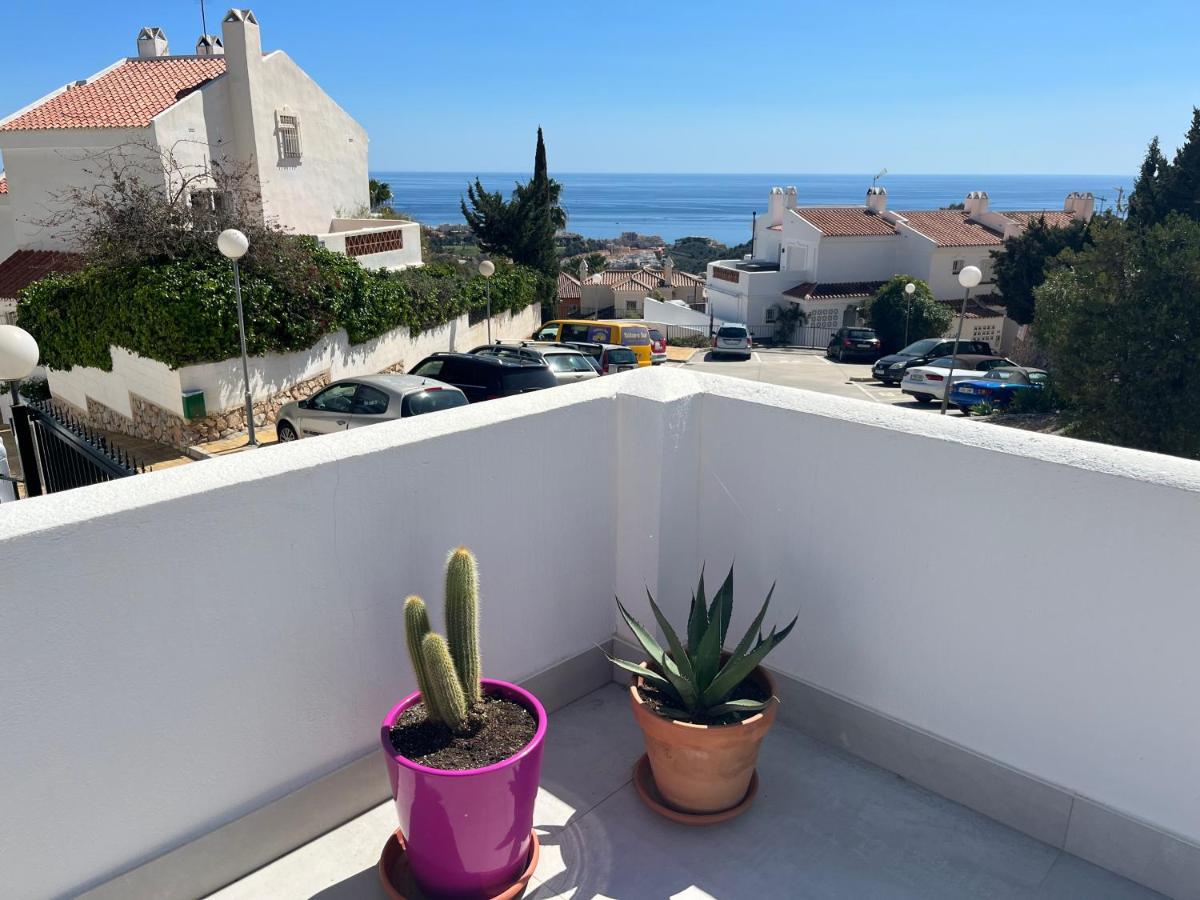 A Terrace With Sea View, 2 Bedrooms Apartment In Benalmádena Eksteriør bilde